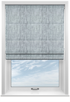 Laura Ashley Whinfell, Silver - Roman Blind
